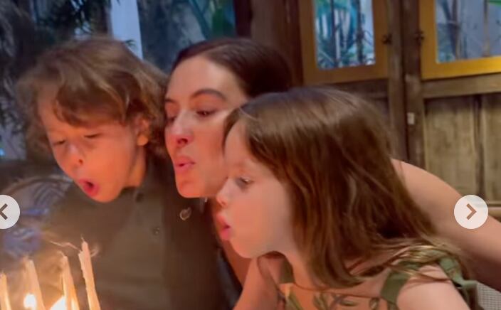 Taliana Vargas celebró su cumpleaños rodeada de sus hijos