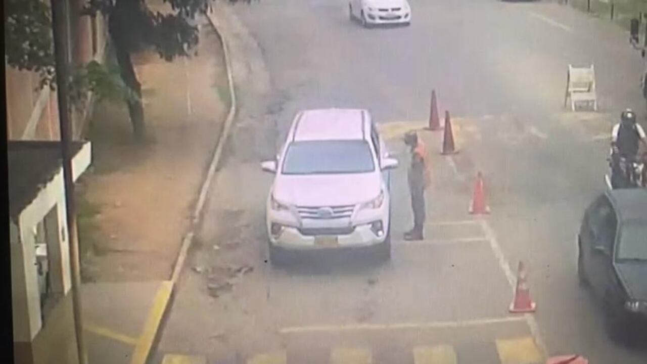La camioneta que usaron en el ataque terrorista