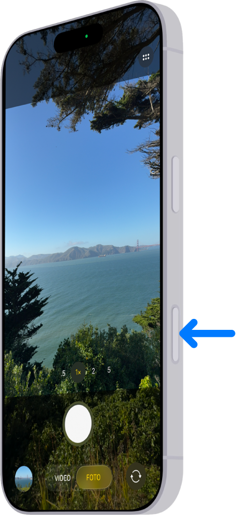 El botón de control de la cámara solo está disponible para algunos modelos.