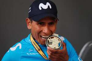 Nairo Quintana, ciclista colombiano.