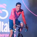 PESCARA, ITALY - 2023/05/04: Warren Barguil of France and Team Arkea Samsic seen during the Open Ceremony of the 106th Giro d'Italia 2023, Team Presentation at the Piazza della Rinascita in Pescara. (Photo by Elena Vizzoca/SOPA Images/LightRocket via Getty Images)