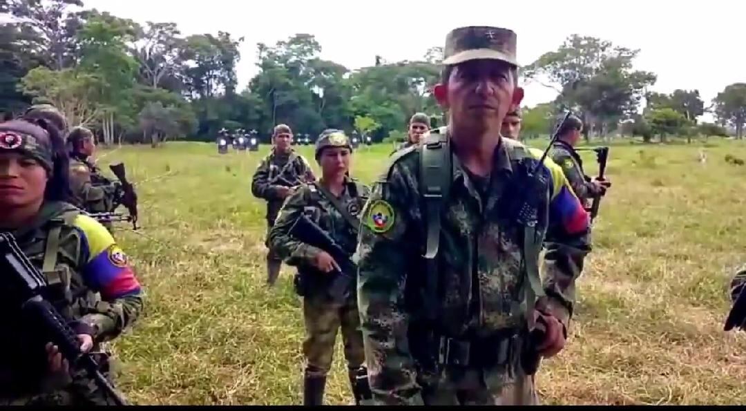 Alias Antonio Medina, jefe del frente 28 de las disidencias de las Farc