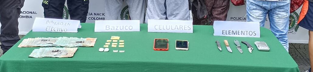 Los operativos permitieron la captura de cinco personas