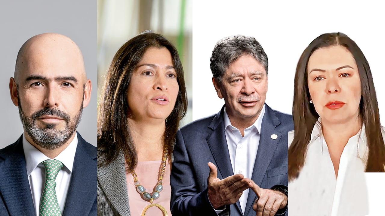 Jorge Bedoya, Rosmery Quintero, Bruce Mac Master y Nidia Hernández.