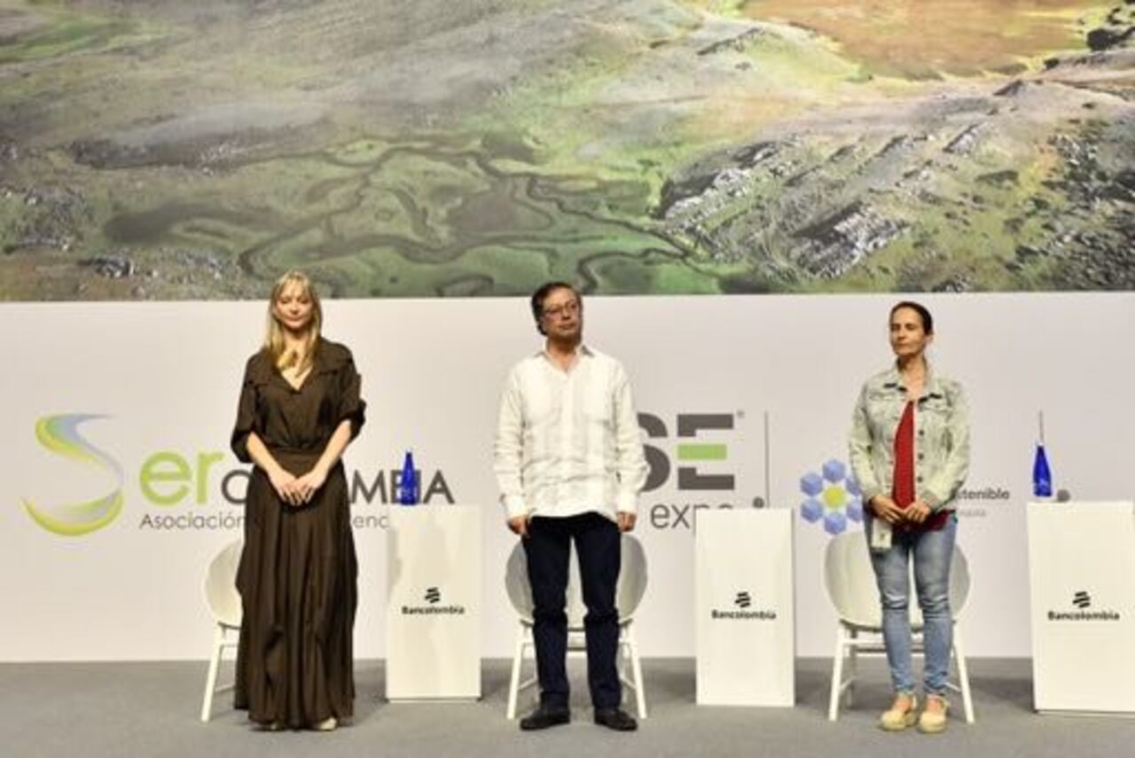 Presidente Gustavo Petro en evento sobre energías renovables en Barranquilla