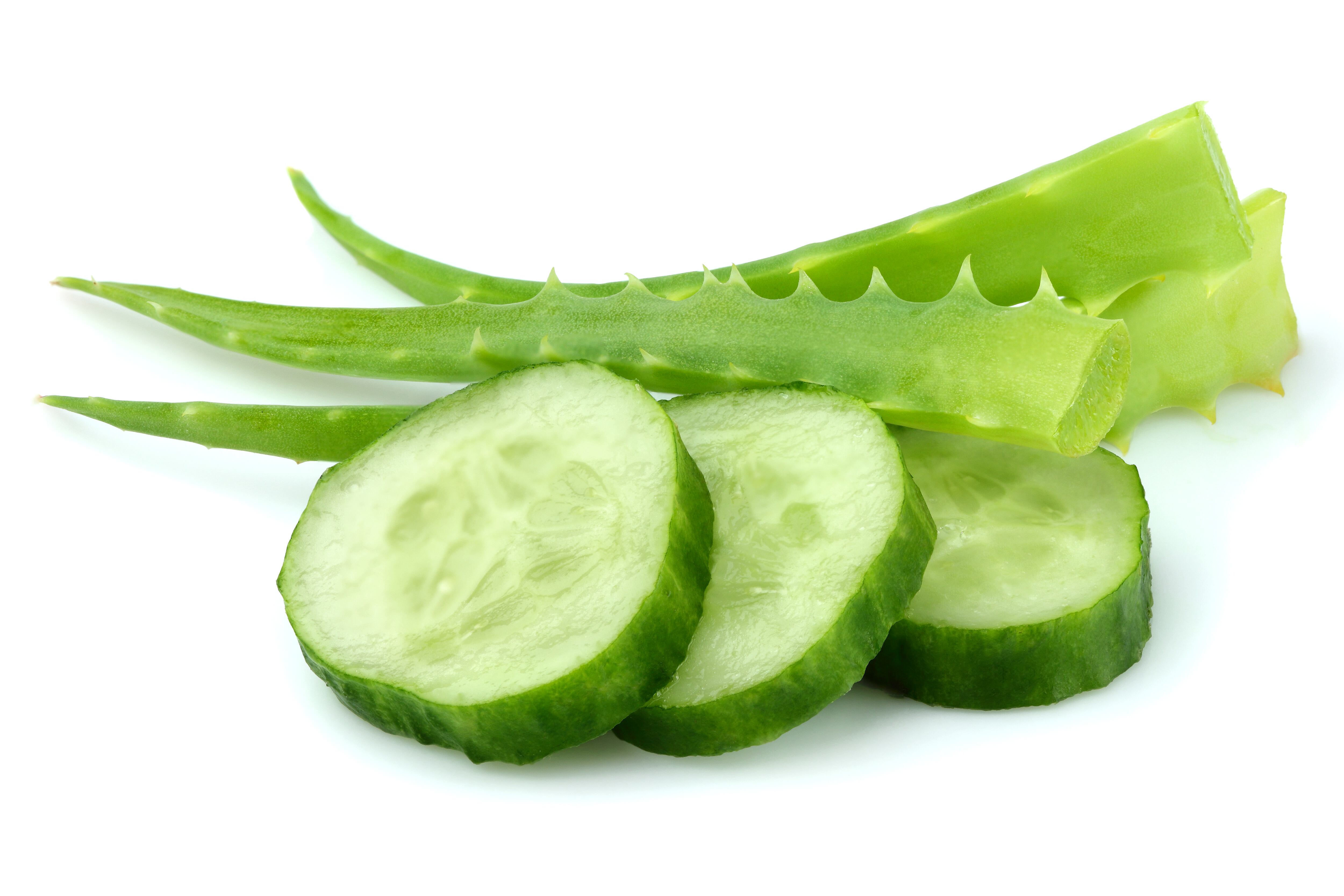 aloe vera y pepino