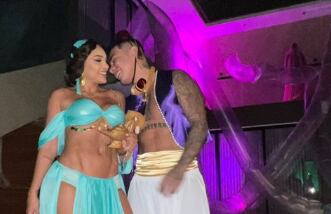 Andrea Valdiri y Felipe Saruma