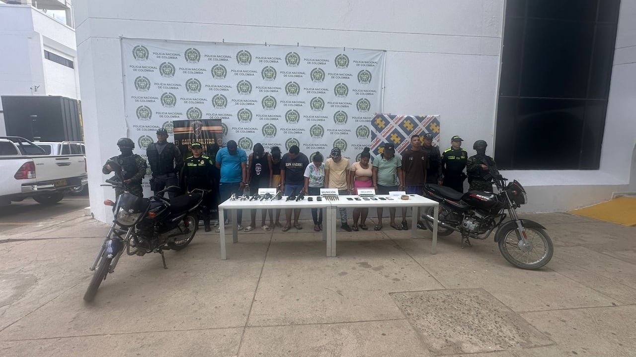 Capturados por el Gaula del Ejército en La Guajira.