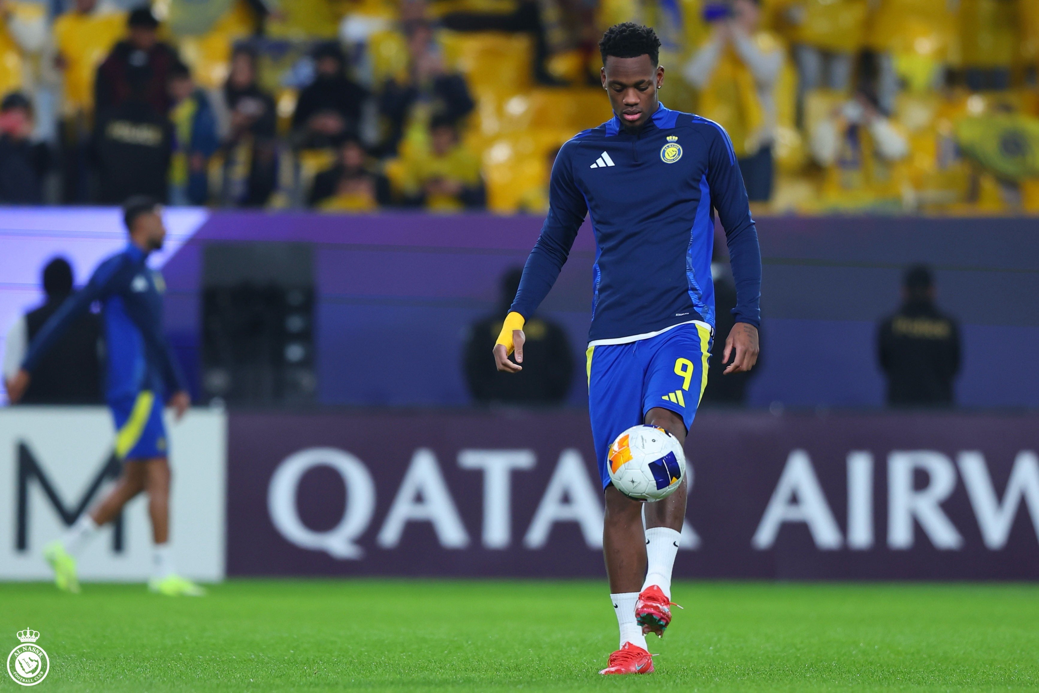 Jhon Durán con los colores del Al-Nasrr saudí.