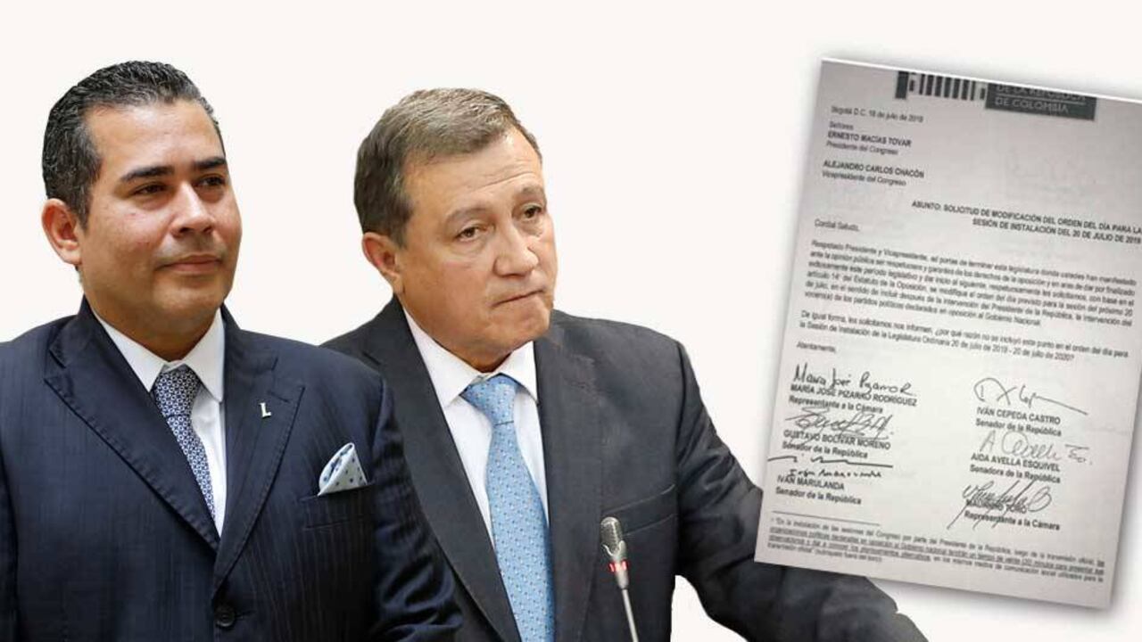 La misiva esta dirigida al presidente y vicepresidente del Congreso.