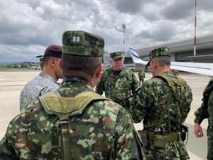 El comandante general de las FF.MM., general Helder Giraldo Bonilla, llegó al Cauca para atender situación de orden público en el departamento