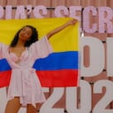 Honey Ordoñez, modelo colombiana posando en Victoria's Secret.