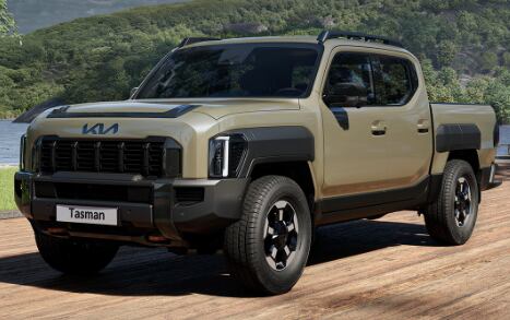 La nueva Kia Tasman fue presentado en el salón del automóvil de Arabia Saudita.