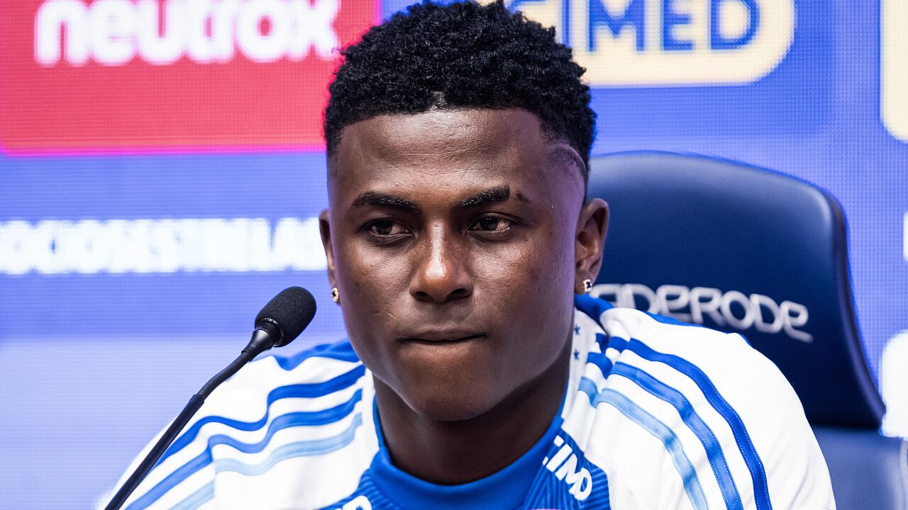 Néiser Villarreal acabó de llegar como nuevo fichaje de Cruzeiro.