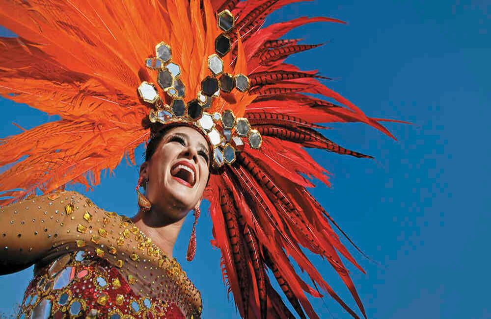 En el Carnaval de Barranquilla cada detalle cuenta. Los trajes de fantasia son un maravilloso ejemplo de ello. Foto: Cesar David Martínez. 