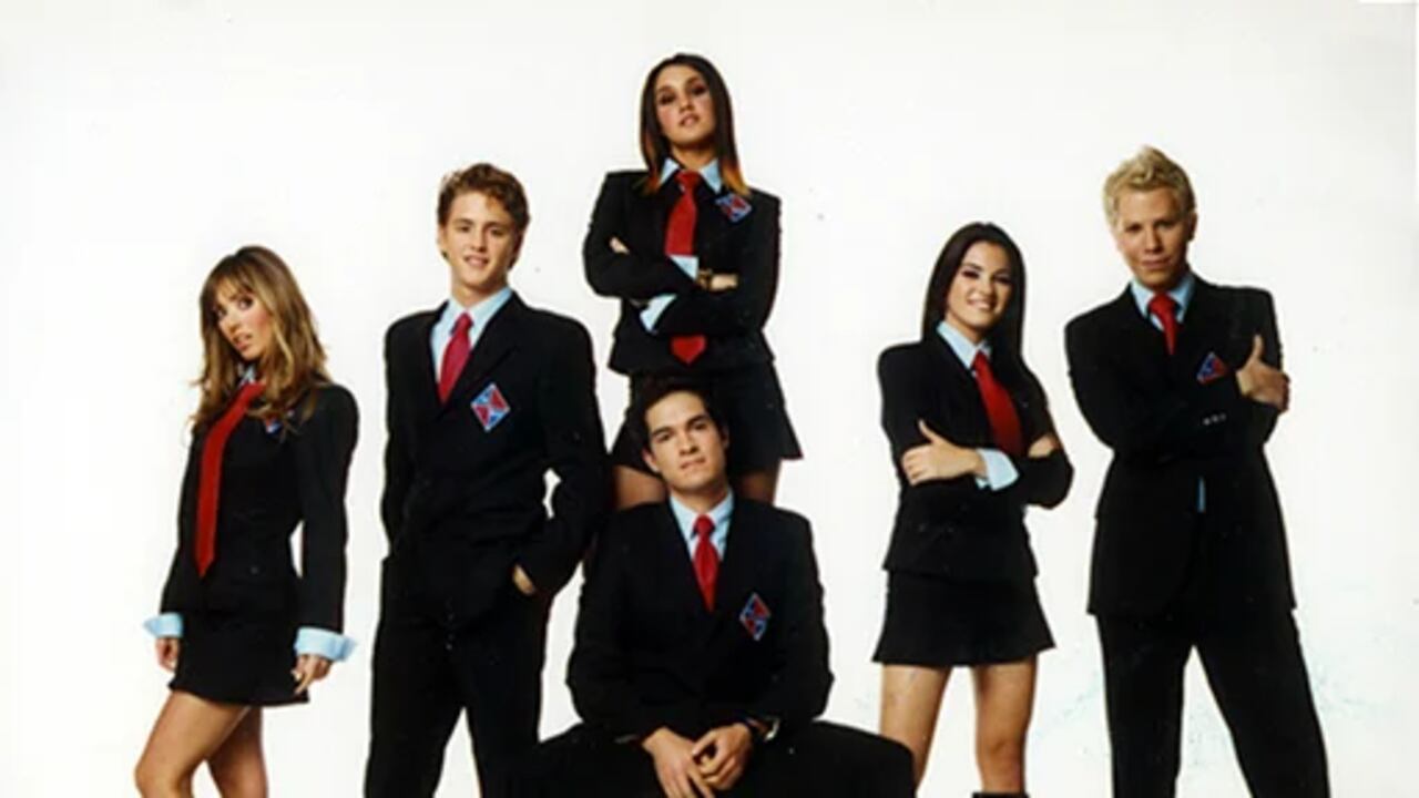 Personajes de la serie Rebeldee integrantes originales de la banda de la serie (RBD)
