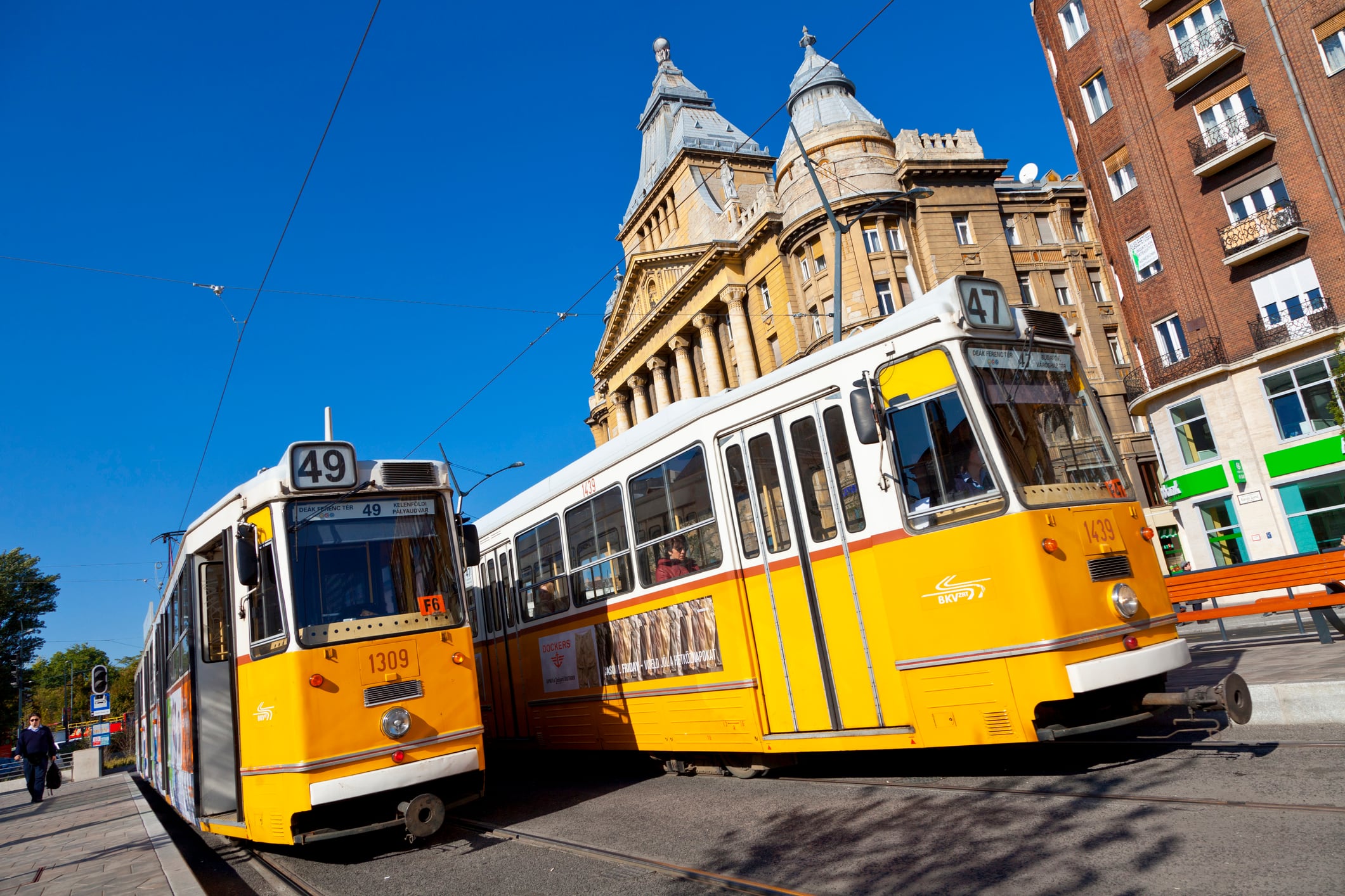 Tranvía en Budapest (Hungría)