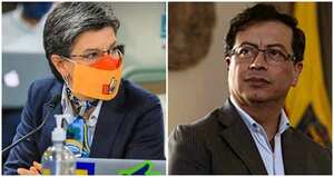 El senador Gustavo Petro se convirtió en uno de sus principales contradictores de la alcaldesa.