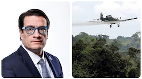 El ministro de Justicia, Iván Cancino, se refirió a los bombardeos de la fuerza pública y la fumigación de cultivos ilícitos.
