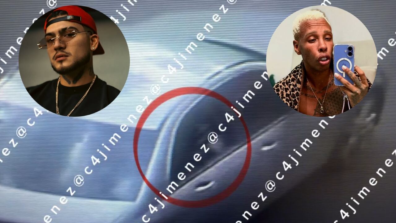 B King, Regio Clown y el carro en el que habría desaparecido en México.