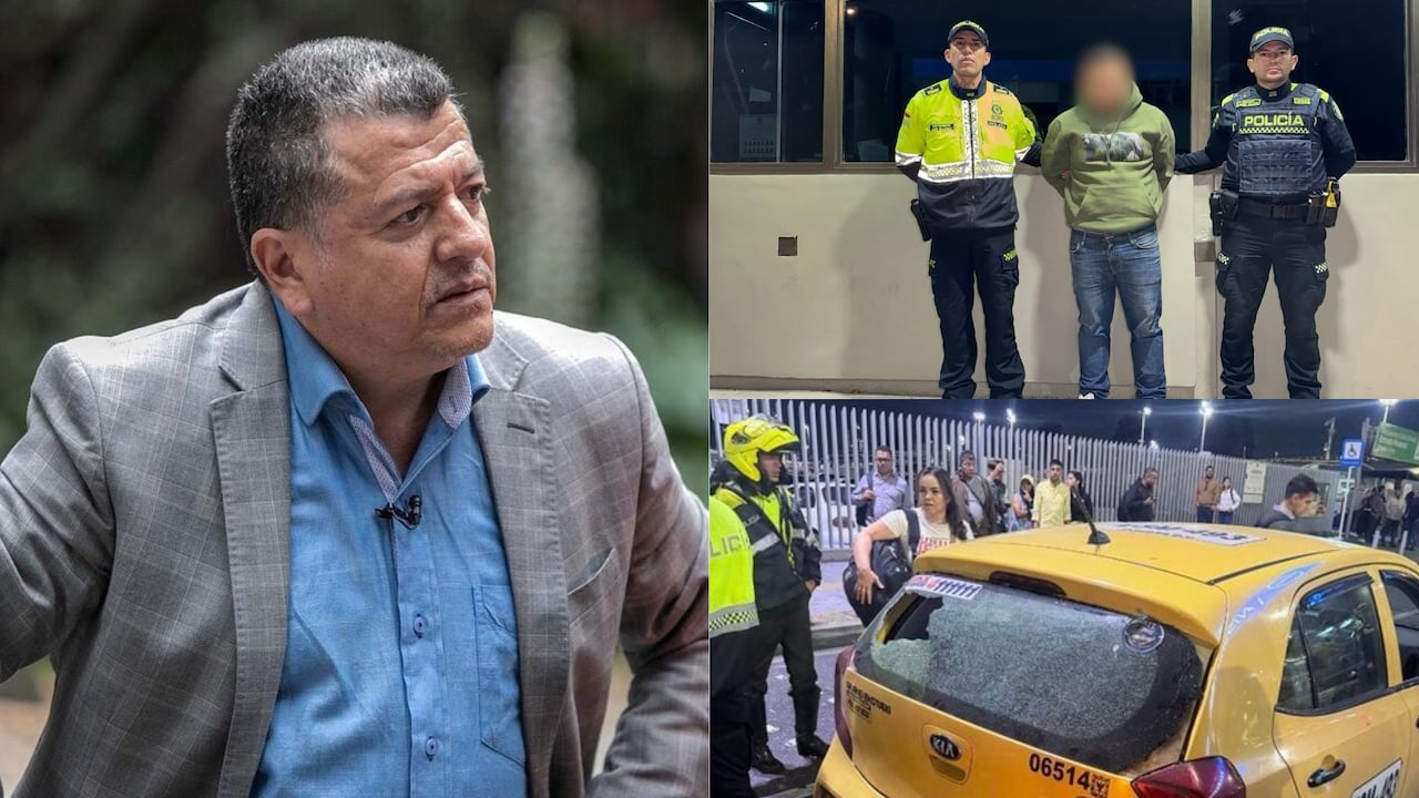 Hugo Ospina habló con SEMANA sobre el enfrentamiento registrado entre taxistas en las inmediaciones del aeropuerto El Dorado.