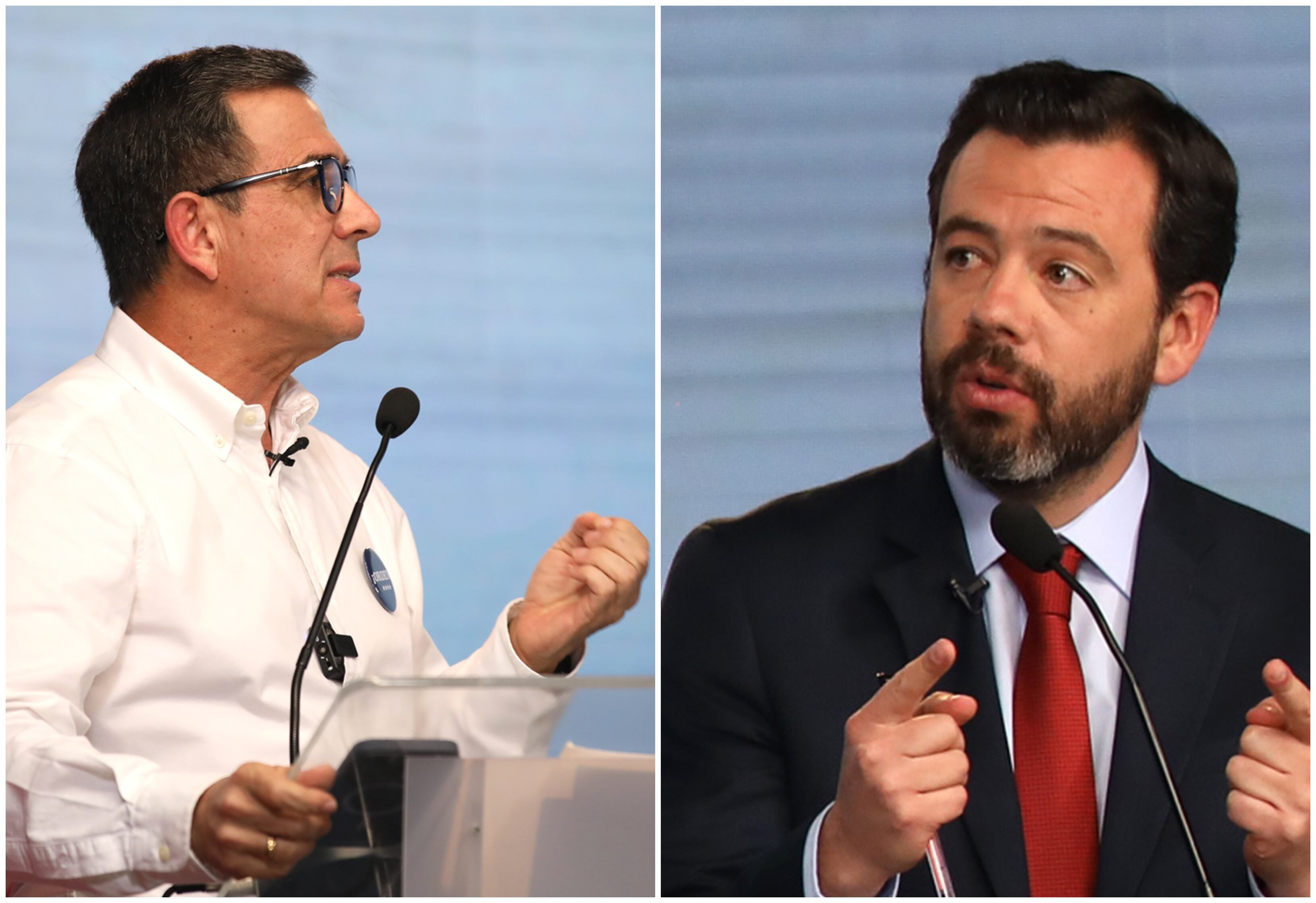 General (r) Jorge Luis Vargas y Carlos Fernando Galán.