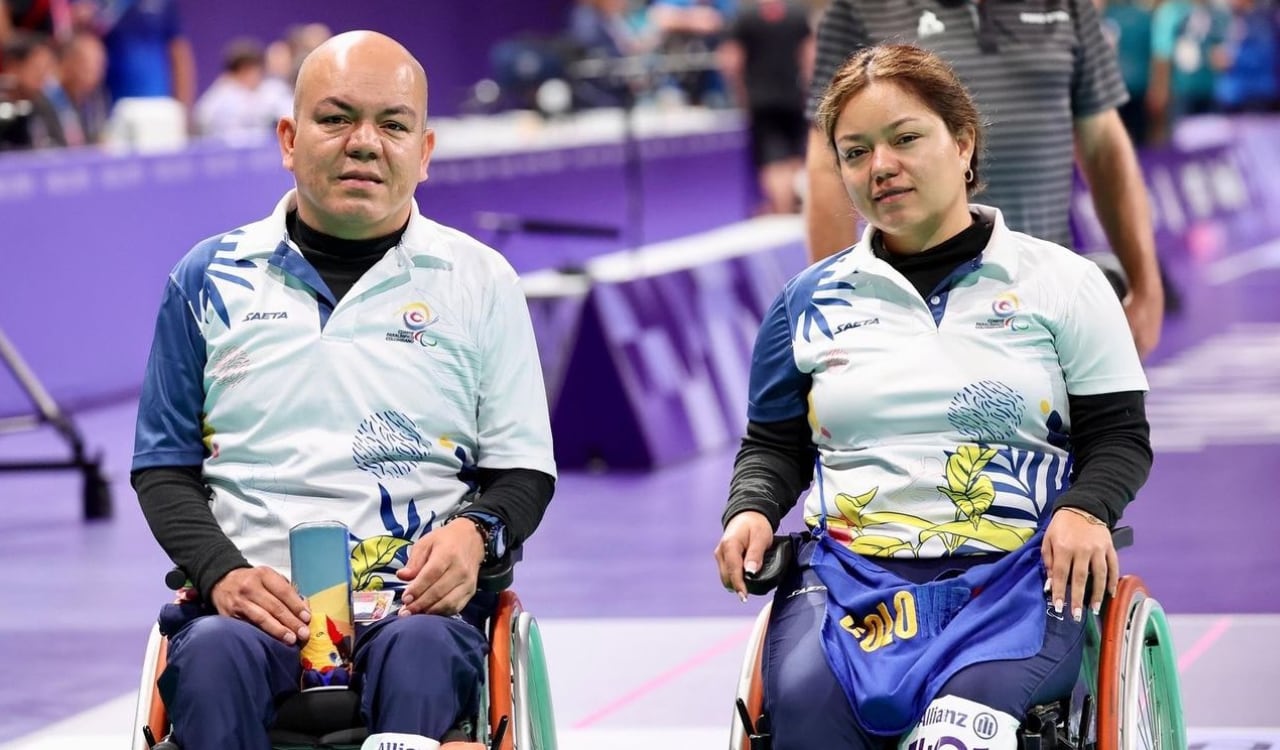 Leidy y Edilson Chica, oro en la Boccia de los Paralímpicos París 2024