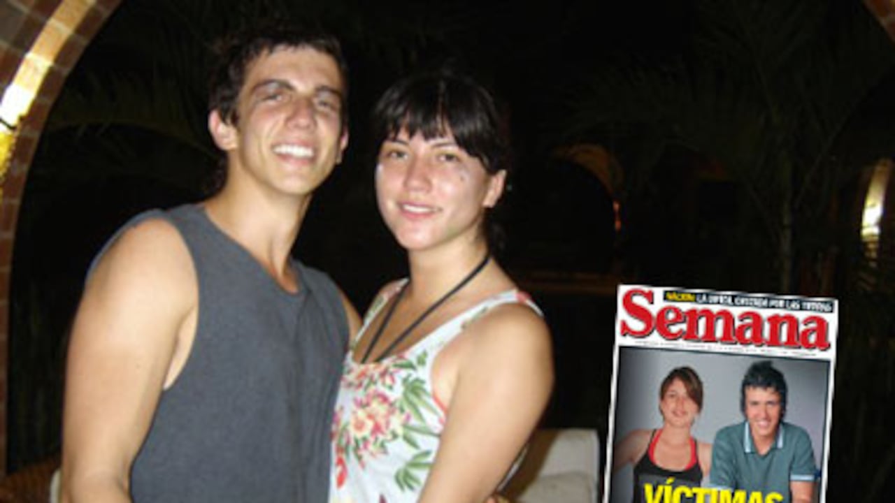 Mateo y Margarita, con pintura en su rostro, después de la fiesta de disfraces de año nuevo.