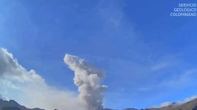 Alerta amarilla en el volcán Puracé.