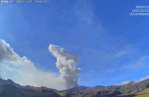 Alerta amarilla en el volcán Puracé.