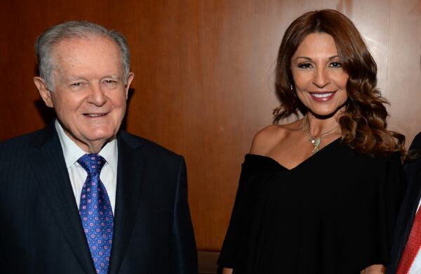 Luis Carlos Sarmiento Angulo y Amparo Grisales.