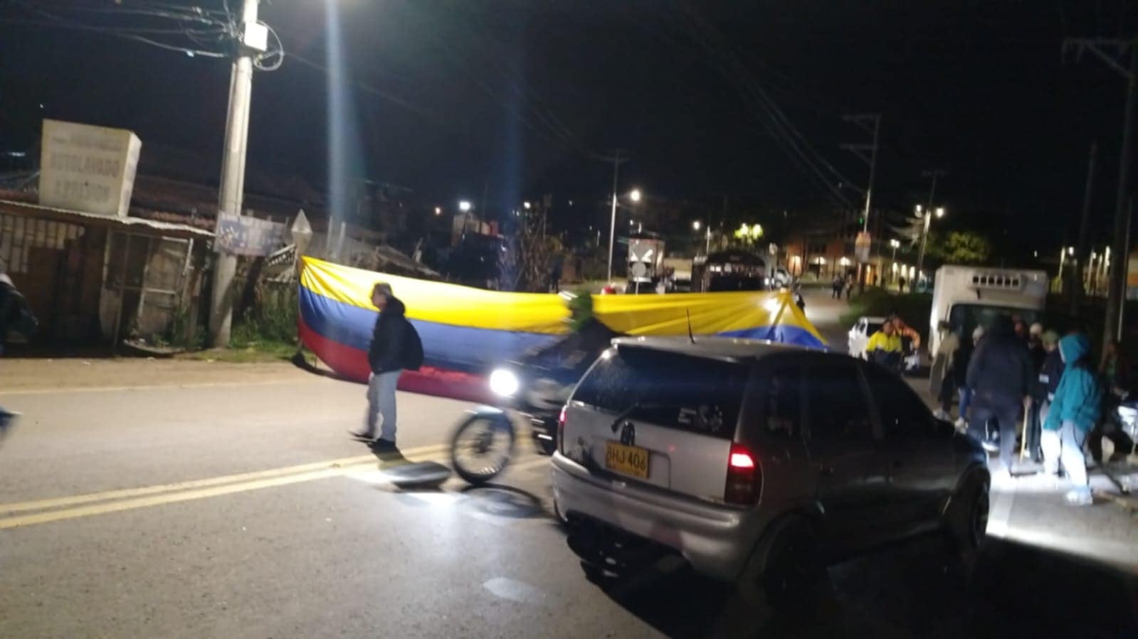 Bloqueos en Usme Pueblo