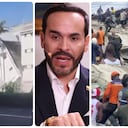 Abelardo De La Espriella y las imágenes de la tragedia.