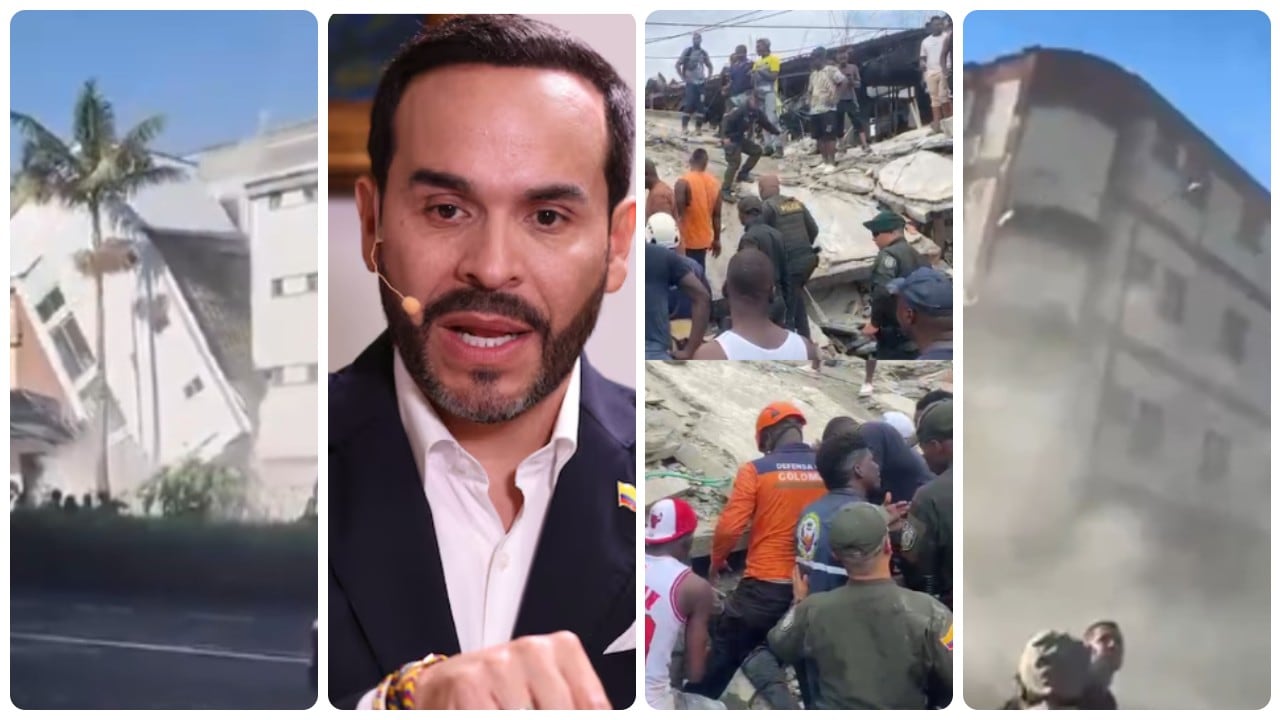 Abelardo De La Espriella y las imágenes de la tragedia.