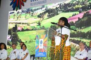 Cali: Arranca en firme organización de la COP 16, relanzamiento del evento en Cali, con presencia dela Ministra de Medio Ambiente, Alcalde de Cali, Gobernadora y vicepresidente, entre otras autoridades. foto José L Guzmán. El Pais.