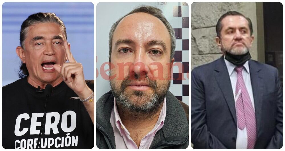 Gustavo Bolívar, Ciro Ramírez y Mario Castaño.