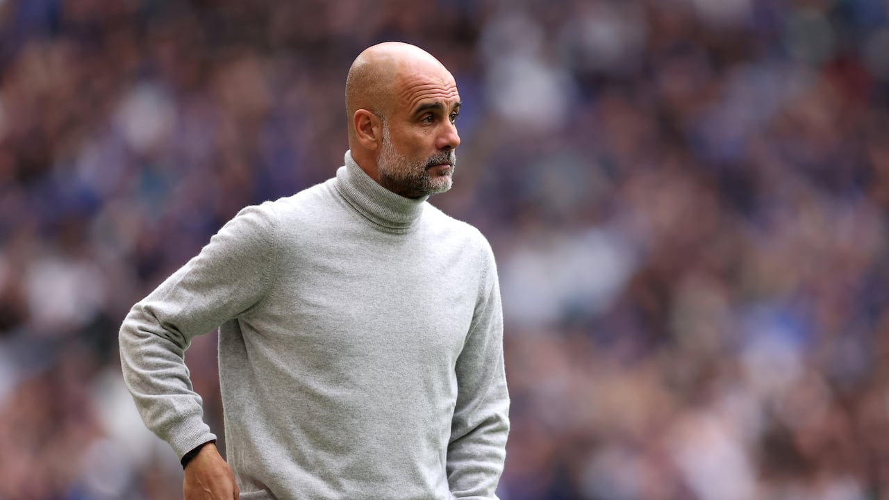 Pep Guardiola, entrenador del Manchester City.