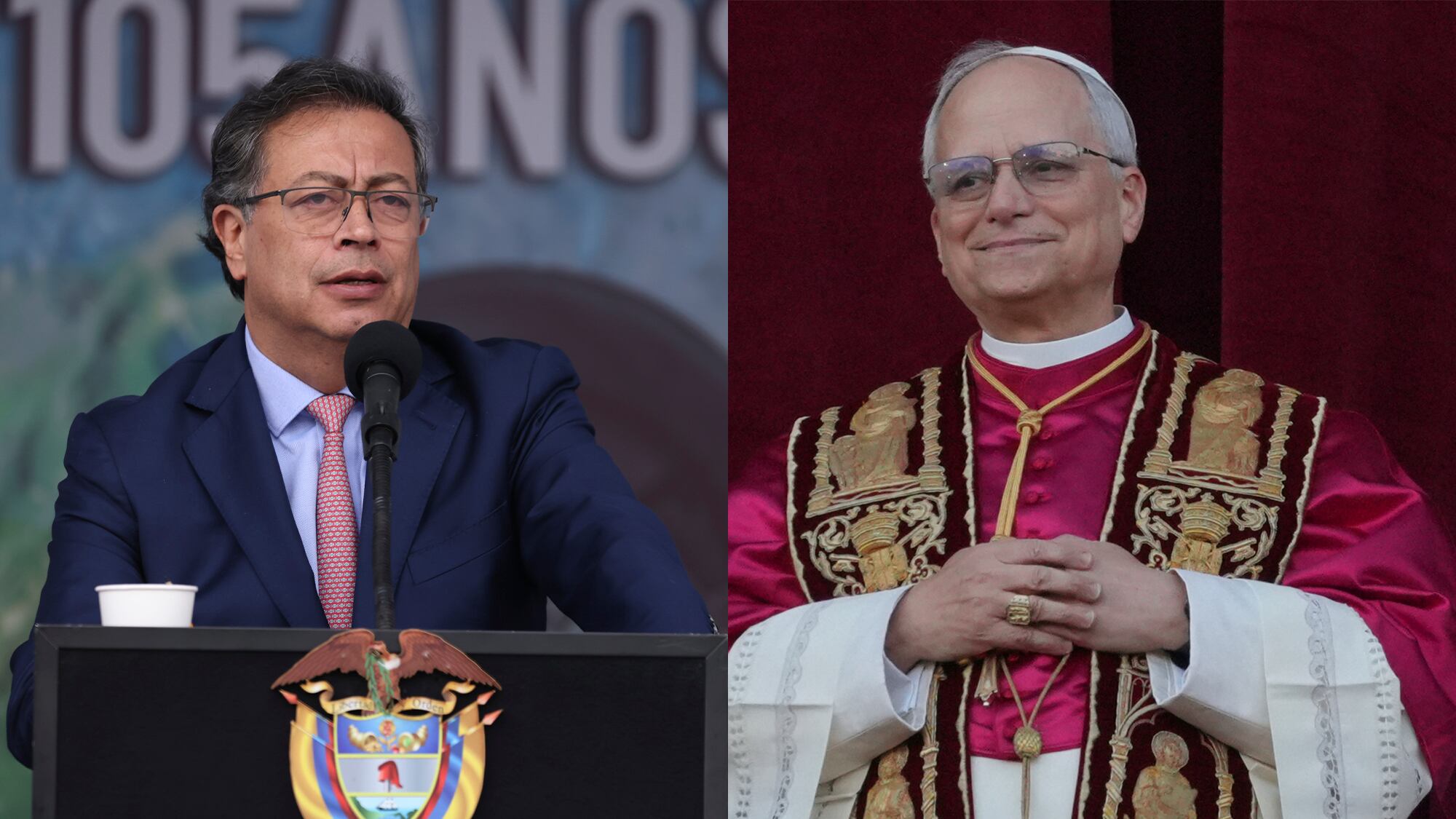 Papa León XIV Gustavo Petro