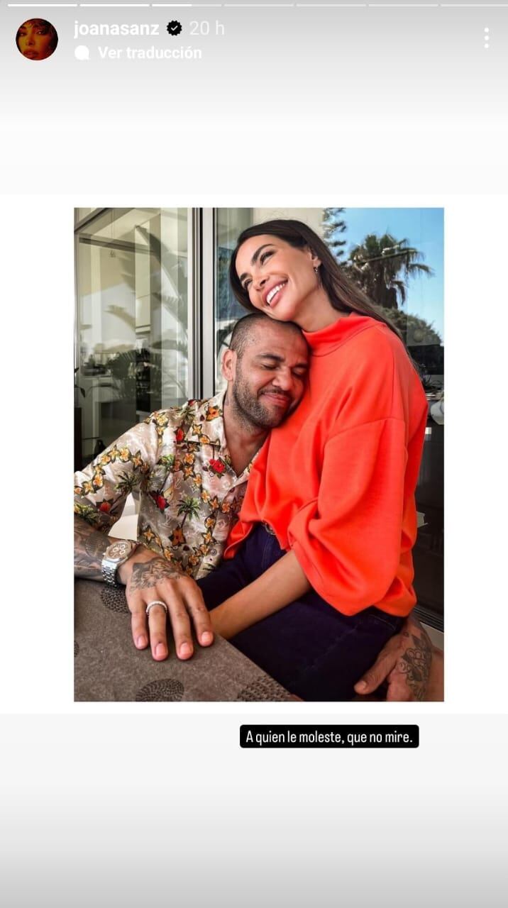 Joana Sanz y Dani Alves