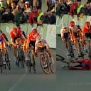 Caída Sergio Higuita.