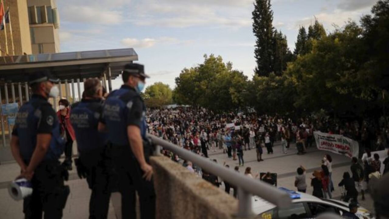 El domingo 20 de septiembre hubo manifestaciones en varios puntos de la capital española.