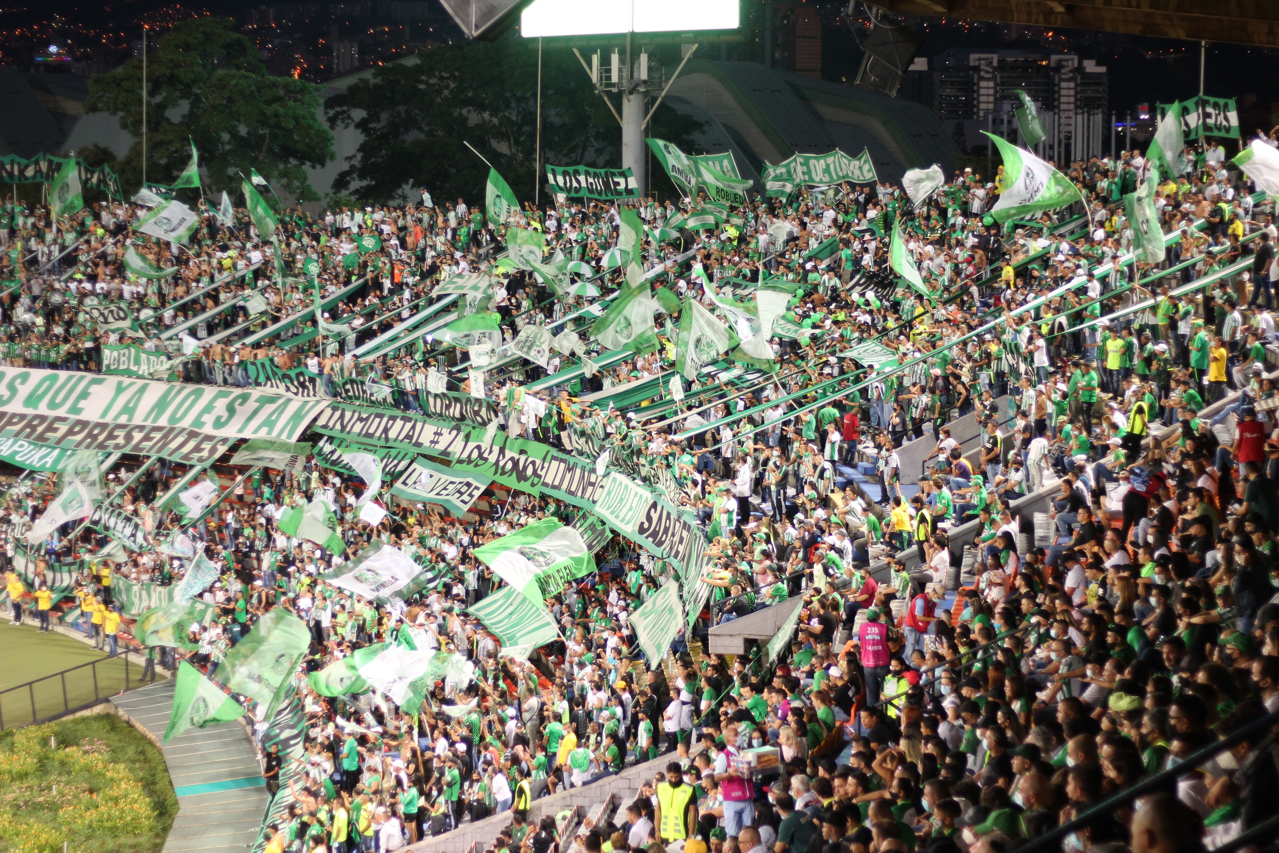 En el estadio Atanasio Girardot se tendrán habilitadas todas las tribunas para el ingreso de aficionados