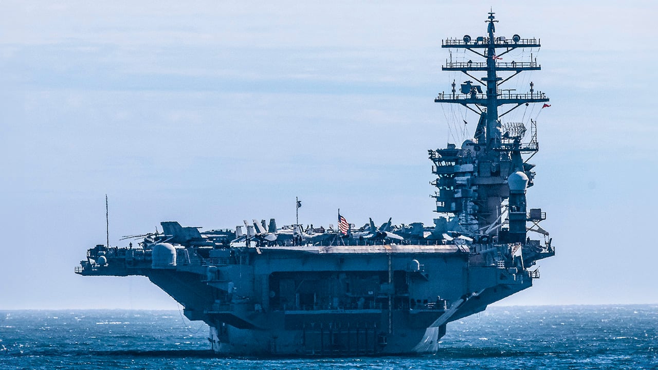 El USS Nimitz fue desplegado en aguas del Caribe.