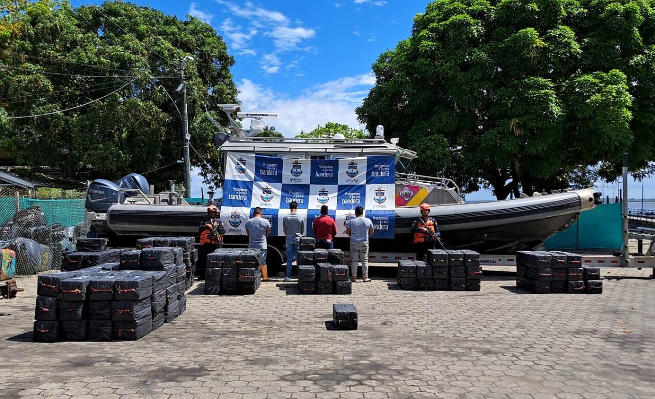 Incautación en Tumaco por parte de la Armada.