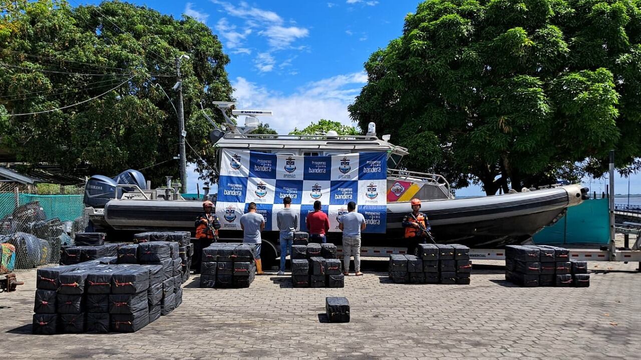 Incautación en Tumaco por parte de la Armada.