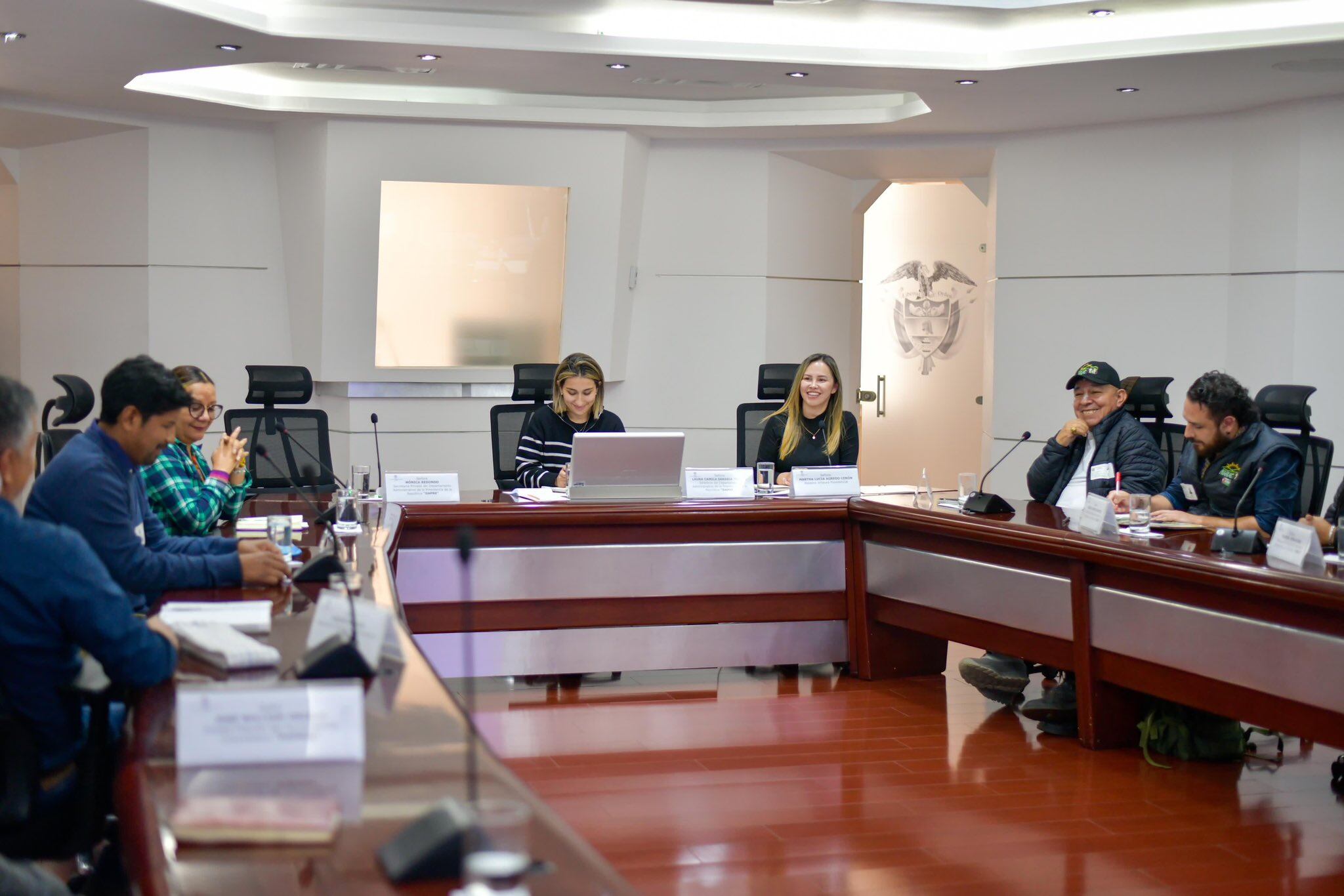 Laura Sarabia reunión Casa de Nariño