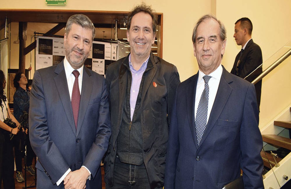 Werner Zitzmann, Camilo Granada y Rafael González.