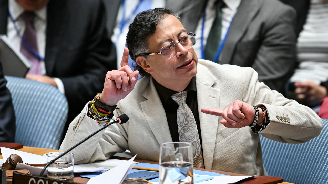 El presidente Gustavo Petro dio un discurso esta semana en el Consejo de Seguridad de las Naciones Unidas, luego de que el país asumiera la presidencia del organismo de manera temporal por un mes.