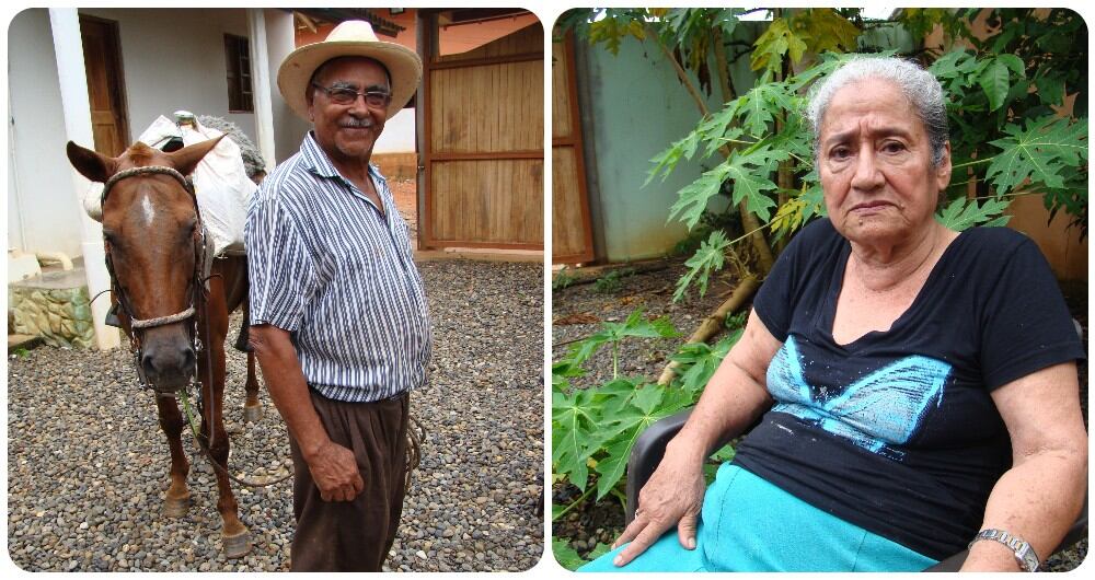 Juan de Dios Úsuga y Ana Celsa David, padres de Otoniel.