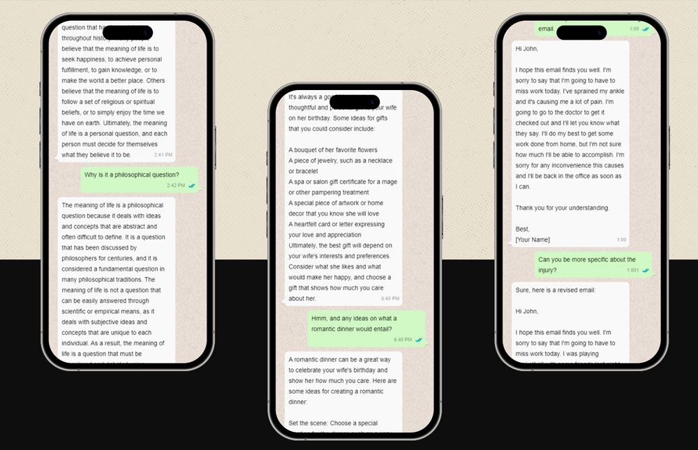 Existe una herramienta que permite usar Chat GPT desde WhatsApp.
